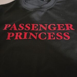 SHEIN Kids Black Tee with Red Print